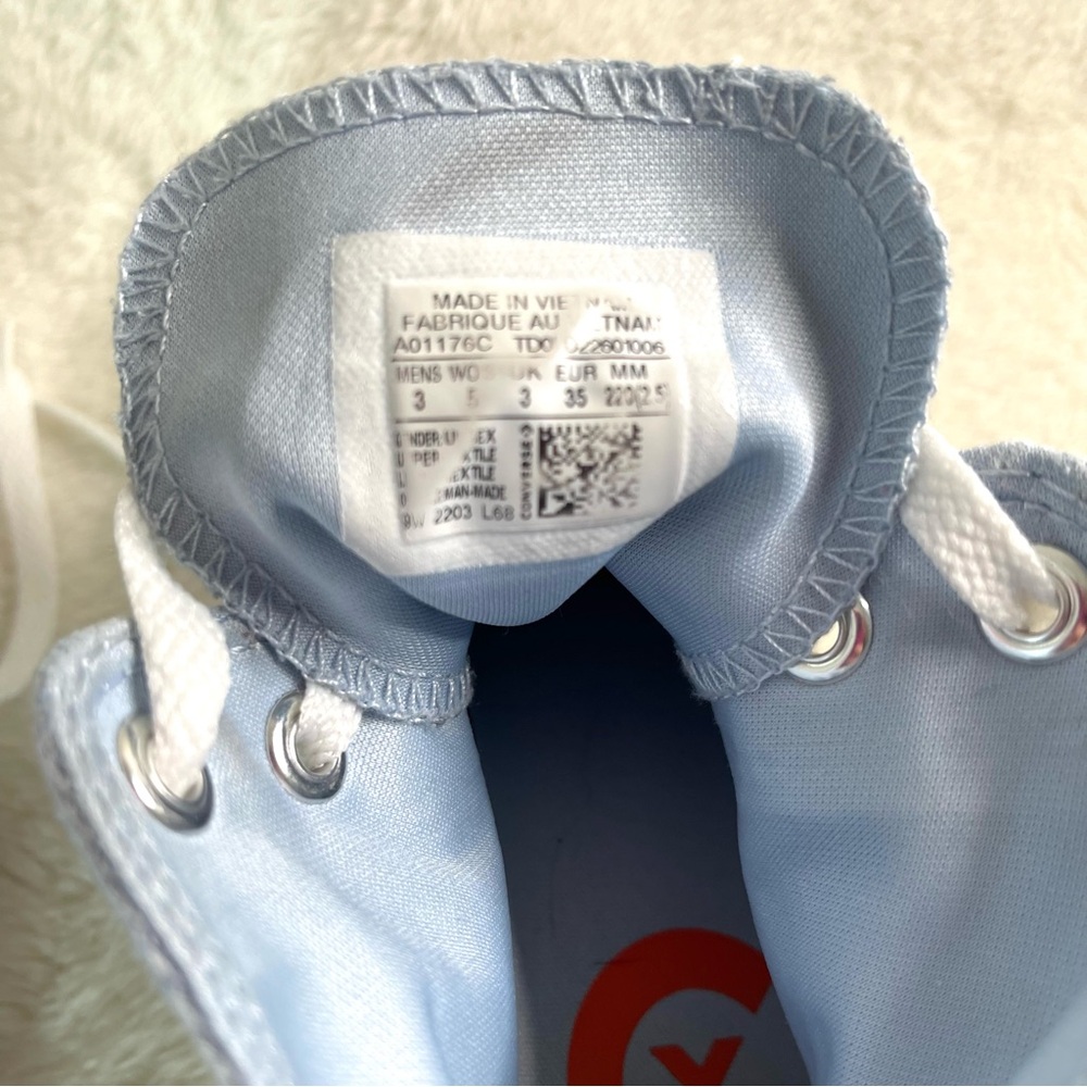 Converse Chuck Taylor All Star CX High Blue Canvas Women’s Sneakers Size 5 - Picture 7 of 11